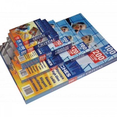 Laminavimo vokeliai CRISTAL A4, 216x303mm, 100mik, 100vnt