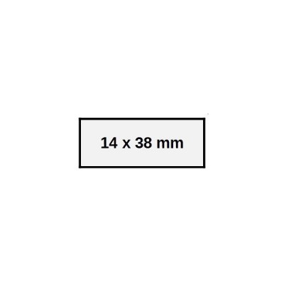Antspaudo gumelė PR20. Atspaudo dydis 14 x 38 mm