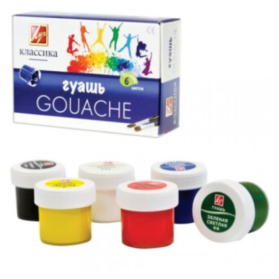 Guašas Luč Klasika 6 spalvos po 20ml