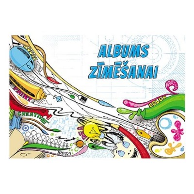 Piešimo albumas ABC A4 30 lapų 120 gr/m²
