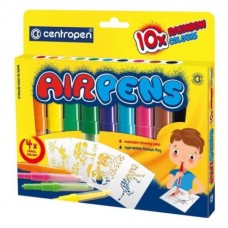 Pučiami flomasteriai Centropen Airpen Rainbow, 10 spalvų