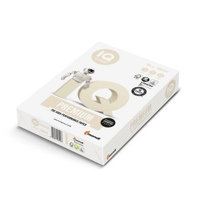 Biuro popierius IQ Premium, A4, 80 g/m², 500 lapų