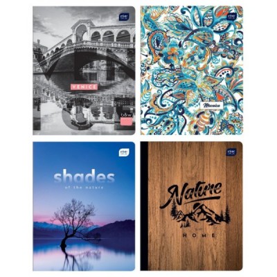 Sąsiuvinis MIX, A5, 96 lapų, langeliais, įvairūs viršeliai