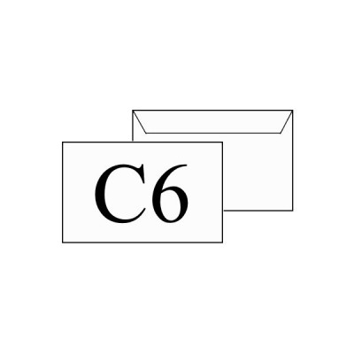 Vokas C6 baltas, 162 x 114 mm (1 vnt.)
