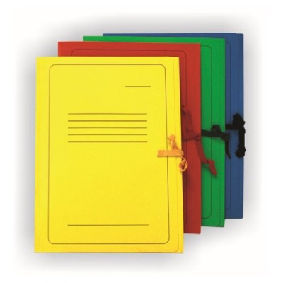 Segtuvas kartoninis su raišteliais A4, spalvotas